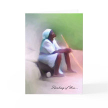 Modelo do cartão - mulher negra haitiana