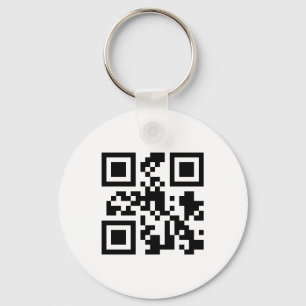 Modelo do chaveiro do código de QR