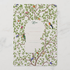 Modelo do Elegante Botânico Bird - Casamento