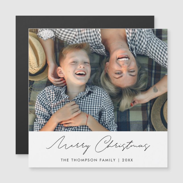 Modelo do Magnet de Foto Personalizado (Frente/Verso)