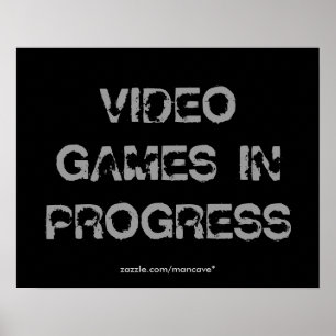 Modelo do poster do video games
