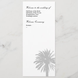Modelo do programa de casamento de palmeiras