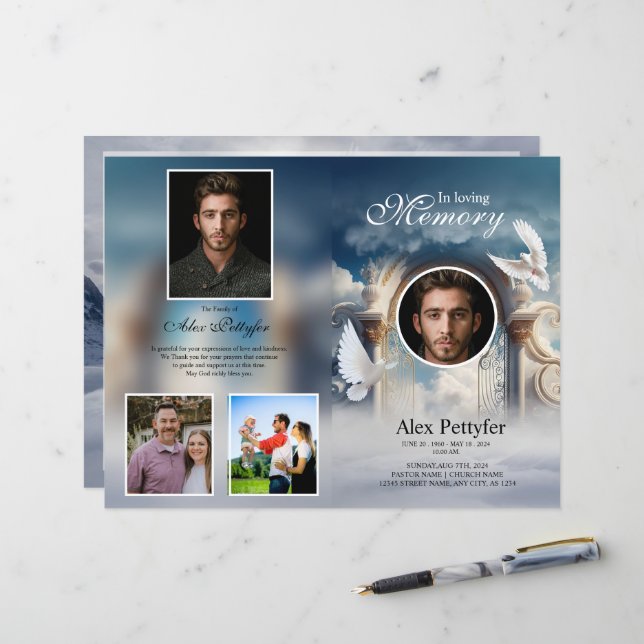 Modelo do Programa Funeral de Porta Celestial (Frente/Verso In Situ)