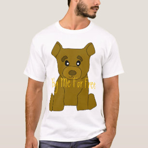 Modelo do t-shirt do urso de Brown