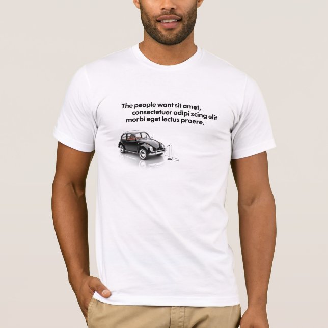 Modelo do t-shirt - linha 3 (Frente)