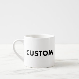 Modelo em Branco de Xícara de Café Espresso Person