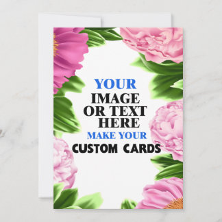 Modelo Floral Rosa Verde Crie o Seu Próprio