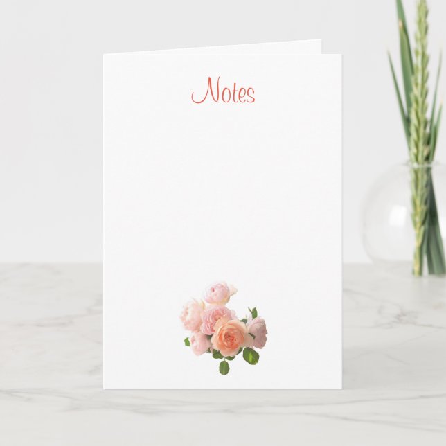 Modelo Floral Watercolor de Script Manuscrito (Frente)