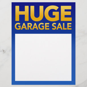 modelo Flyer "Huge Garage Sale"