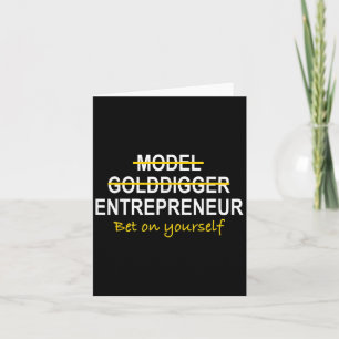 Modelo Golddigger Empreendedor Motivacional 