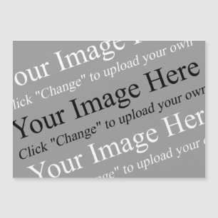 Modelo magnético de imagem e texto personalizado