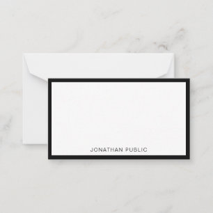 Modelo minimalista preto-branco de tendências