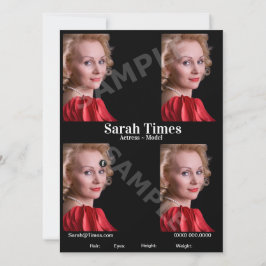 Modelo modelo do preto do cartão dos comp(s) do