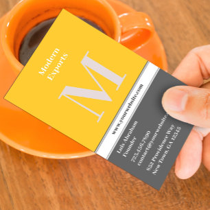 Modelo Moderno de Cartão de Visita Inicial