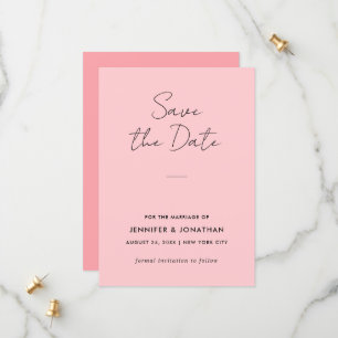 Modelo moderno de tipografia Rosa Bege Elegante