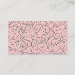 Modelo moderno dos cartões de visitas dos anos 50