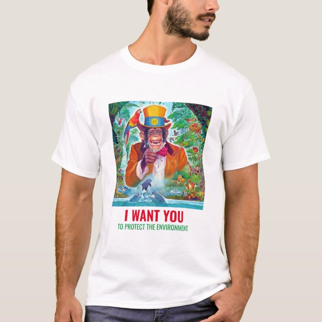 Modelo Moderno que Eu Quero que Você Pinte Camisas (Frente)