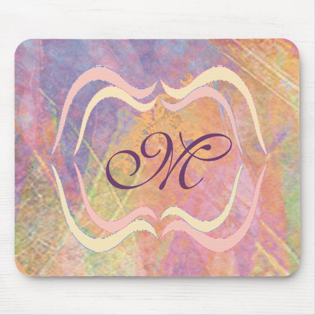 Modelo Monogrammed de Mousepad (Frente)