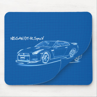 Modelo Mousepad de Nissan GT-R SpecV