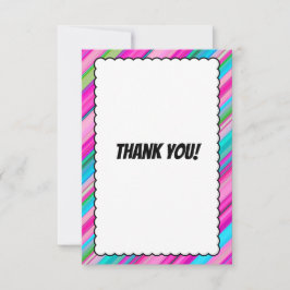 Modelo personalizado de aniversário com listras de