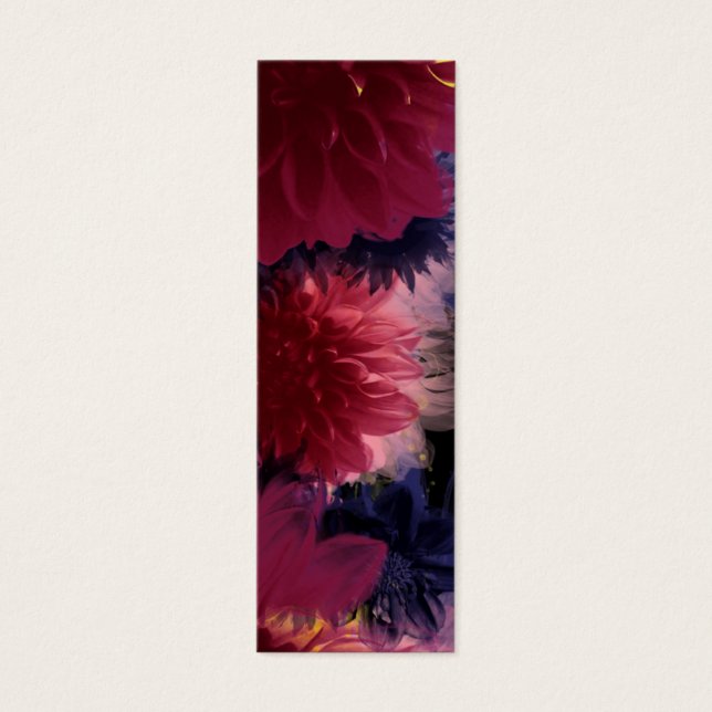 Modelo Personalizado de Flores de Cor Escura do Ma (Frente)