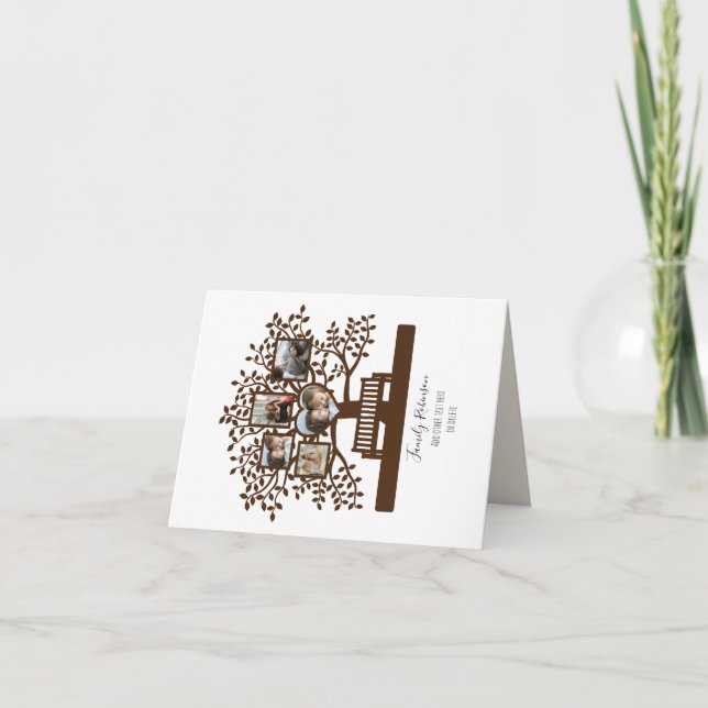 Modelo Personalizado para Colagem de Fotos da Árvo (Frente)