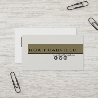Modelo Personalizado Simples cartão de visita