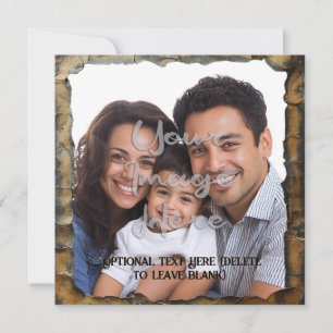 Modelo personalizável de apergaminho queimado