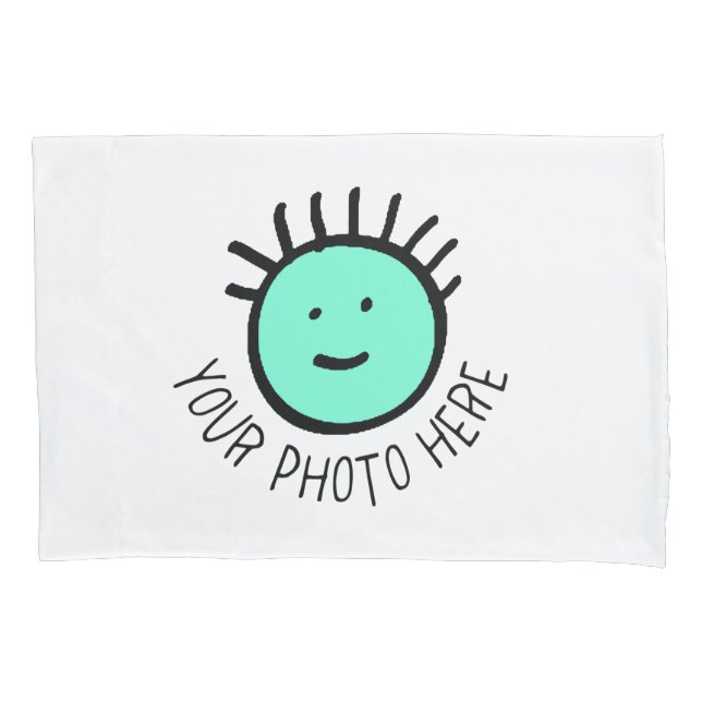 Modelo PILLOWCASE PADRÃO de Fotografia Personaliza (Frente)