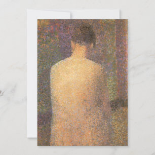 Modelo por trás de Georges Seurat, Vintage Art