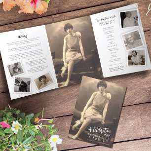 Modelo simples de foto mono do programa de serviço