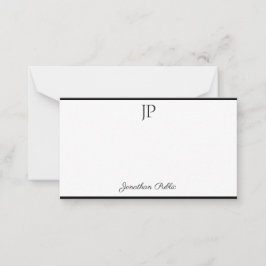 Modelo Simples de Monograma de Script de Escrita M