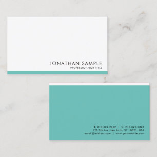 Modelo Simples Elegante de Cartões de visitas Supe