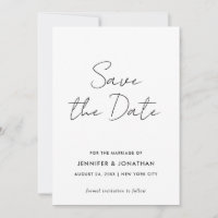 Modelo Simples Moderno de Roteiro Preto e Branco