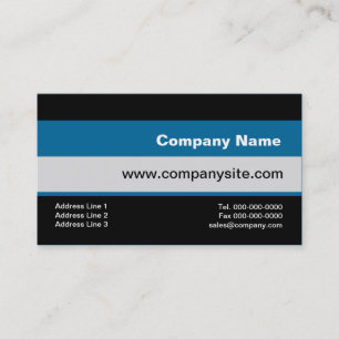 Modelos de cartão de negócios Design lineares hori