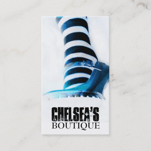 Modelos de cartão de negócios do boutique da roupa (Frente)