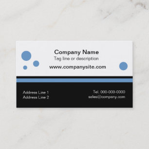 Modelos de cartão de negócios inferiores pretos