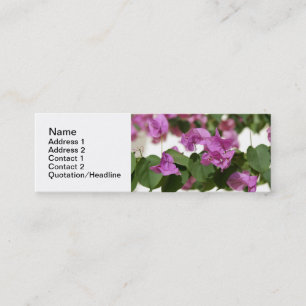 Modelos de cartões de visita de Bougainvillea