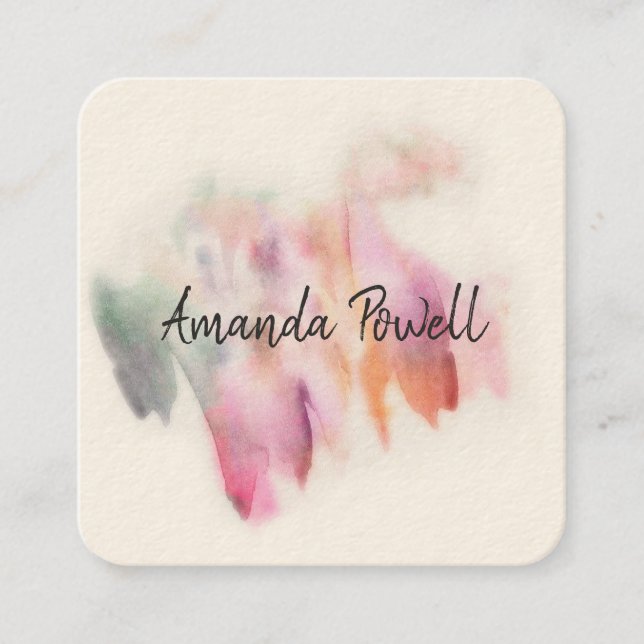 modelos de cartões de visitas personalizados de co (Frente)