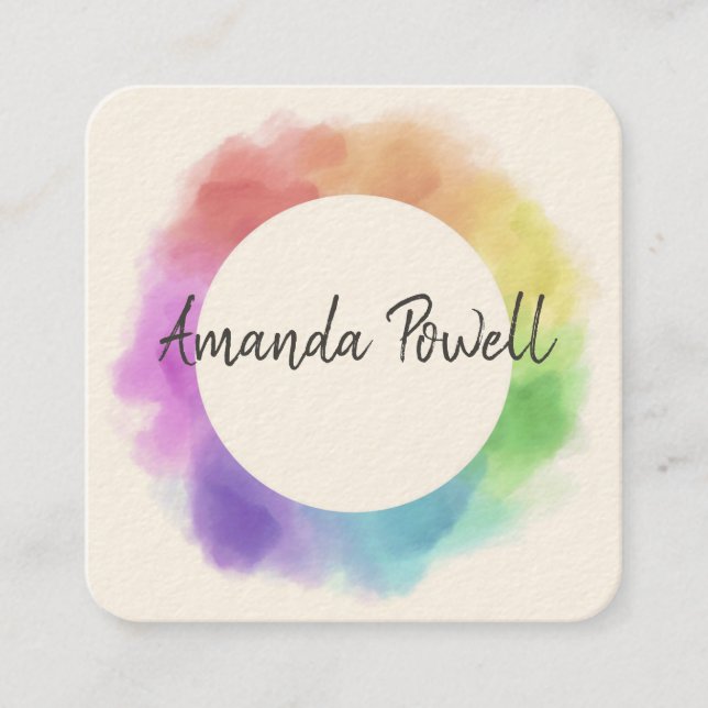 modelos de cartões de visitas personalizados de co (Frente)