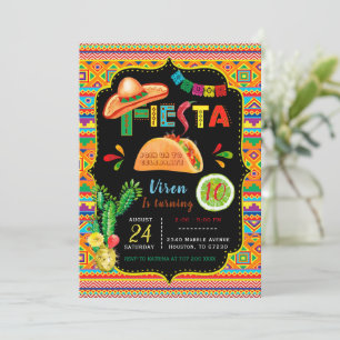 Modelos de Convite de Festa Mexicana