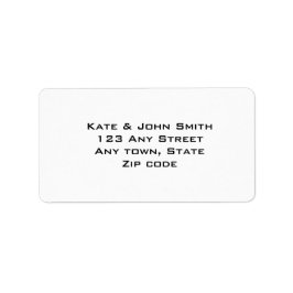 Modelos de etiquetas de endereço