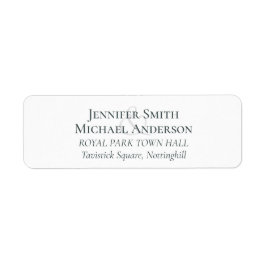 Modelos de Etiquetas de Endereço de Retorno Person