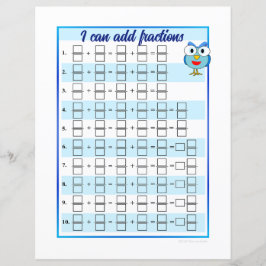 Modelos de Folha - Eu Posso Adicionar e Subtrair F