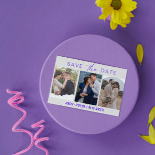 Modelos de Foto do Script Moderno 3 Salvem a Data