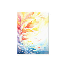 Modern Abstract Botanical Canvas Print