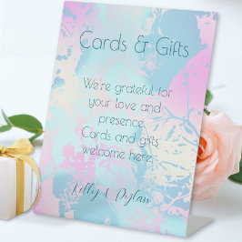 Modern Abstract Pastel Wedding Cards and Gifts