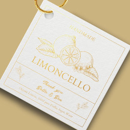 Modern Artisan Lemon Weding Limoncello Bottle