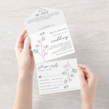 Modern Artsy Pastel Deixa Casamento Rosa De Teal