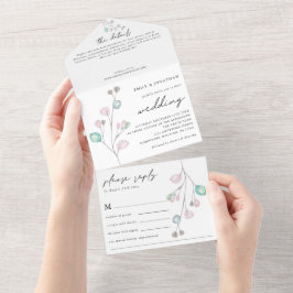 Modern Artsy Pastel Deixa Casamento Rosa De Teal